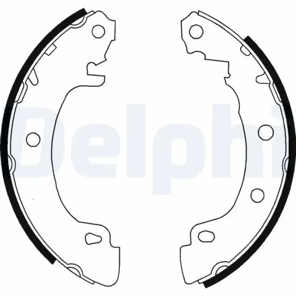 Delphi Arka Fren Balatası – LS1724 / OEM 7701207266