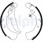 Delphi Arka Fren Balatası – LS1829