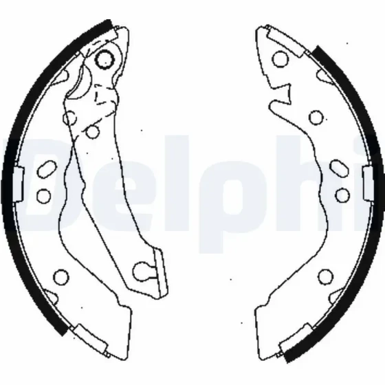 Delphi Arka Fren Balatası – LS1836 / OEM 5830522A01 ürün görseli