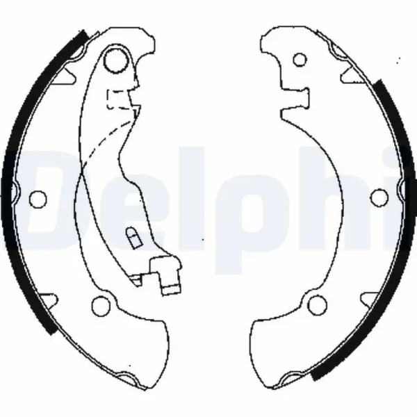 Delphi Arka Fren Balatası – LS1840 / OEM 9947690