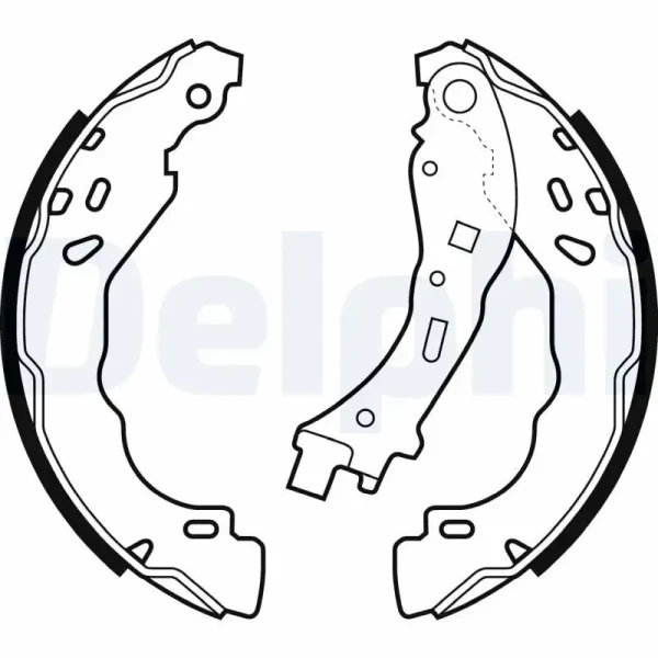 Delphi Arka Fren Balatası – LS2065 / OEM 1607139080