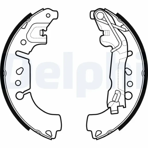 Delphi Arka Fren Balatası – LS2135 / OEM 77367099 ürün görseli