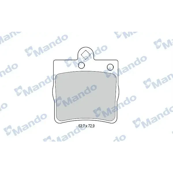 Mando Arka Fren Balatası – MBF015140