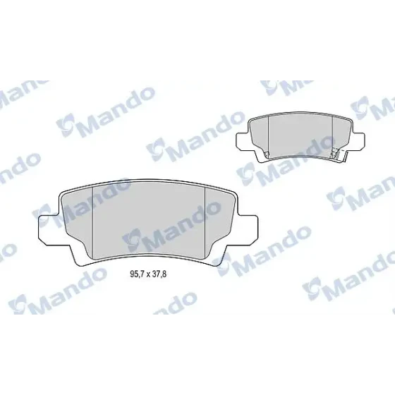 Mando Arka Fren Balatası – MBF015176 ürün görseli