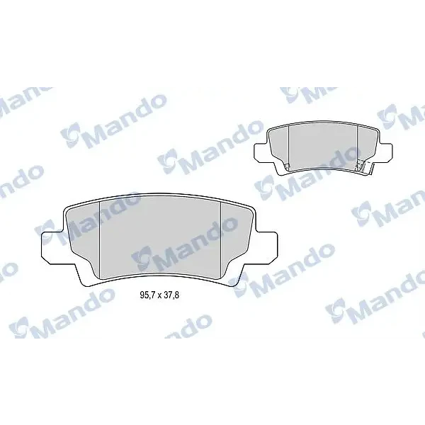 Mando Arka Fren Balatası – MBF015176