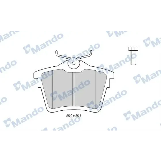 Mando Arka Fren Balatası – MBF015204 ürün görseli