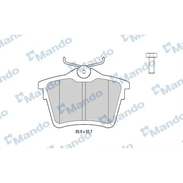 Mando Arka Fren Balatası – MBF015204