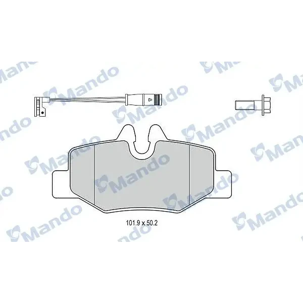 Mando Arka Fren Balatası – MBF015209
