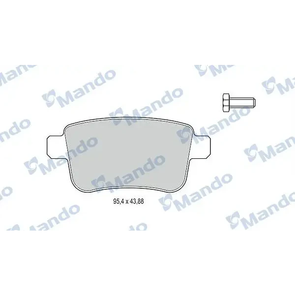 Mando Arka Fren Balatası – MBF015241