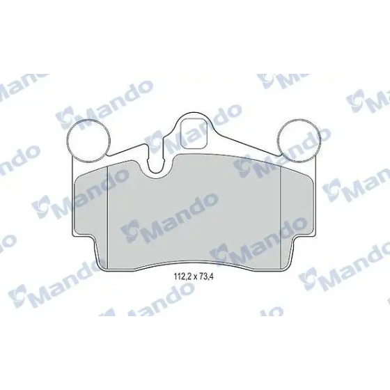 Mando Arka Fren Balatası – MBF015374 ürün görseli