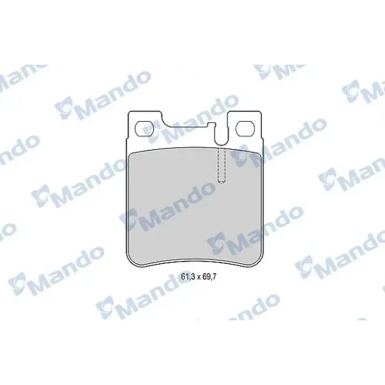 Mando Arka Fren Balatası – MBF015655 ürün görseli