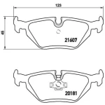 Brembo Arka Fren Balatası – P06013