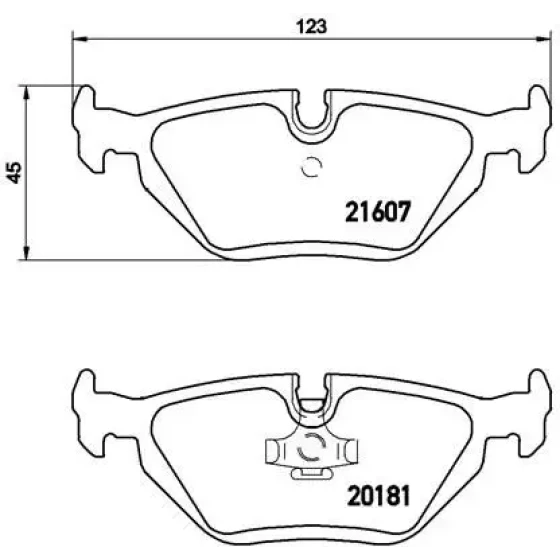 Brembo Arka Fren Balatası – P06013 ürün görseli