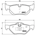 Brembo Arka Fren Balatası – P06038