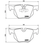 Brembo Arka Fren Balatası – P06039