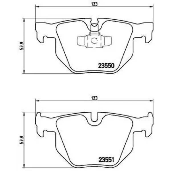 Brembo Arka Fren Balatası – P06039