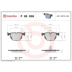Brembo Arka Fren Balatası – P06056