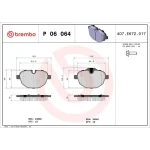 Brembo Arka Fren Balatası – P06064