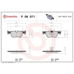Brembo Arka Fren Balatası – P06071