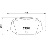 Brembo Arka Fren Balatası – P23064