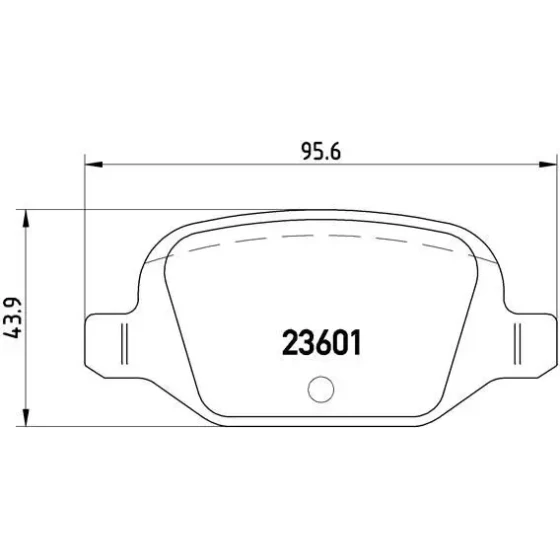 Brembo Arka Fren Balatası – P23064 ürün görseli