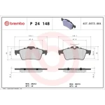 Brembo Arka Fren Balatası – P24148