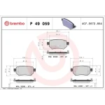 Brembo Arka Fren Balatası – P49059