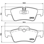 Brembo Arka Fren Balatası – P50064