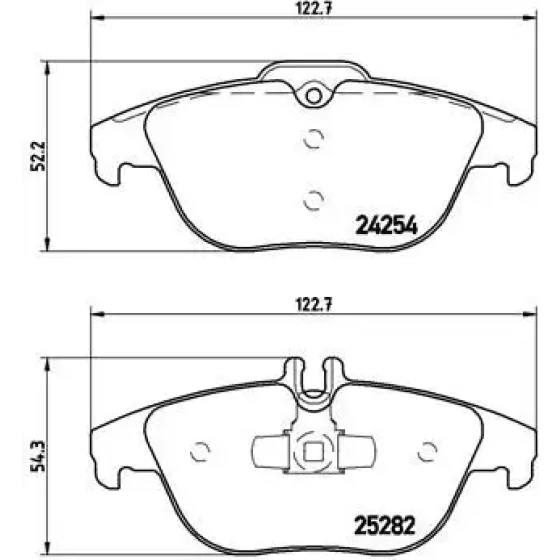 Brembo Arka Fren Balatası – P50104 ürün görseli
