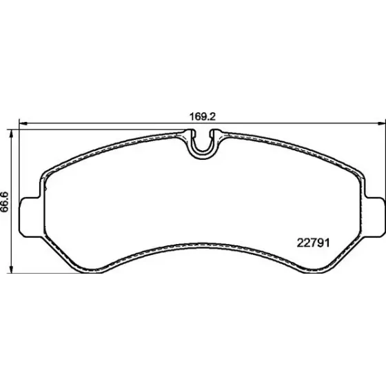 Brembo Arka Fren Balatası – P50150 ürün görseli