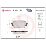 Brembo Arka Fren Balatası – P50151