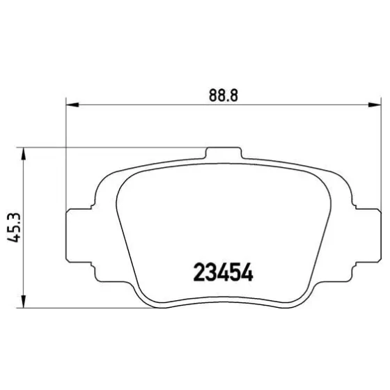 Brembo Arka Fren Balatası – P56032 / OEM 4406099B85 ürün görseli