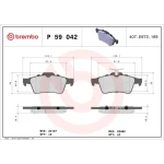Brembo Arka Fren Balatası – P59042