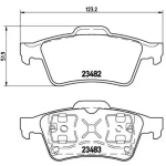 Brembo Arka Fren Balatası – P59044