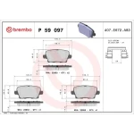 Brembo Arka Fren Balatası – P59097