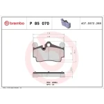 Brembo Arka Fren Balatası – P85070