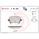 Brembo Arka Fren Balatası – P85095