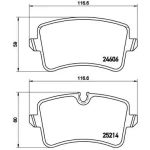 Brembo Arka Fren Balatası – P85119
