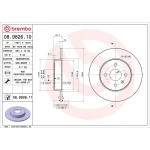 Brembo Arka Fren Diski – 08.9826.10 / OEM 93176548