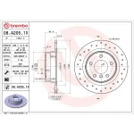 Brembo Arka Fren Diski – 08.A205.1X