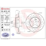 Brembo Arka Fren Diski – 08.A612.4X / OEM A2044230912