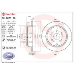 Brembo Arka Fren Diski – 08.A871.10 / OEM 42510T1GG00