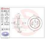 Brembo Arka Fren Diski – 08.B602.21 / OEM 42510T5B951