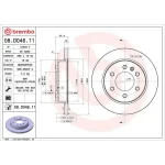 Brembo Arka Fren Diski – 08.D046.11 / OEM A9104232100