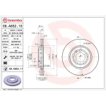 Brembo Arka Fren Diski – 09.A652.11 / OEM 8L061601