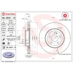 Brembo Arka Fren Diski – 09.D531.13 / OEM A0004230712