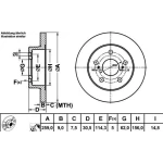 MGA Arka Fren Diski – 50271 / OEM 4243112260