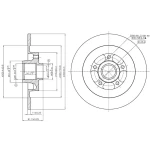 MGA Arka Fren Diski – 50427 / OEM 432027112R