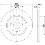 MGA Arka Fren Diski – 50465 / OEM 569128