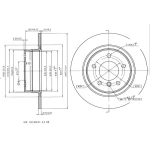 MGA Arka Fren Diski – 50597 / OEM 34214031725